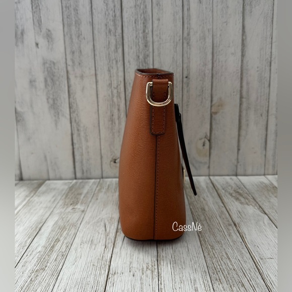 Saffiano Zip Crossbody Convertible Handbag - Picture 2 of 15